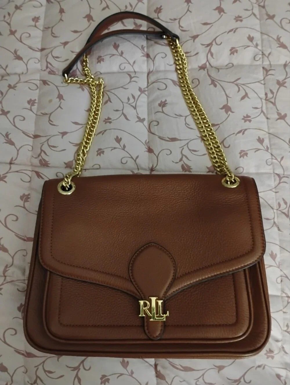 Ralph Lauren Ladies Handbag Leather